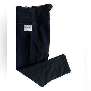 Calvin Klein Stretch Performance Capris Leggings, Black M Like New